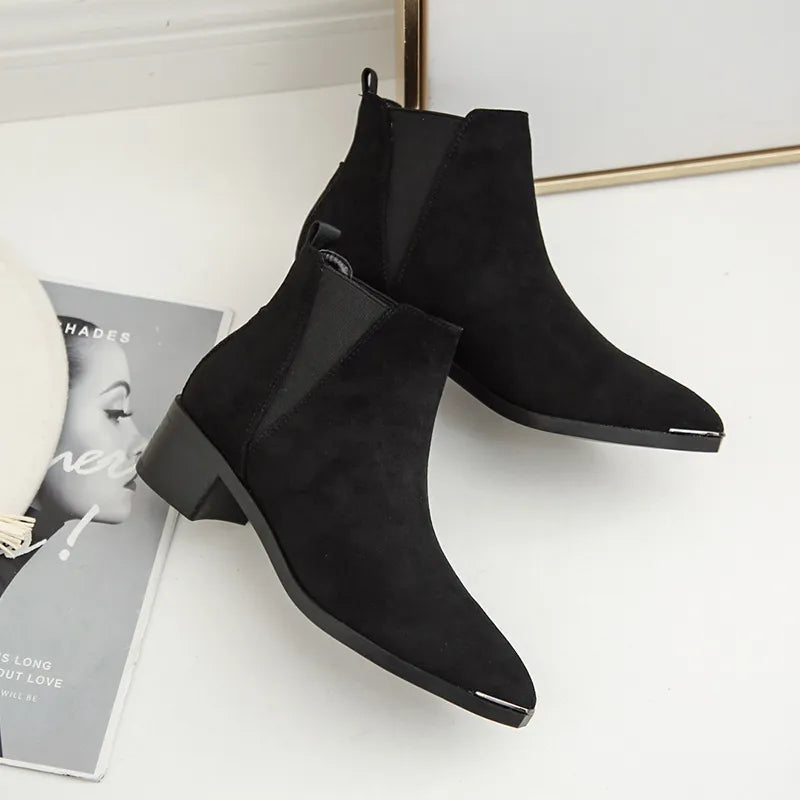Florence | Women’s High Heel Ankle Boots – Fashion Martin Boots