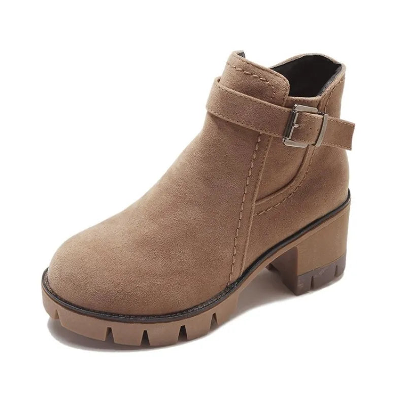 Briar | Women's Chic Chunky Heel Booties