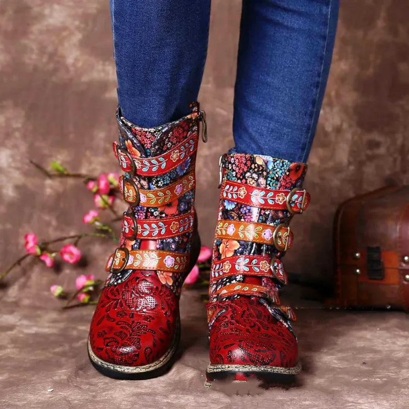 Elara | Vintage Hand-Stitched Martin Boots