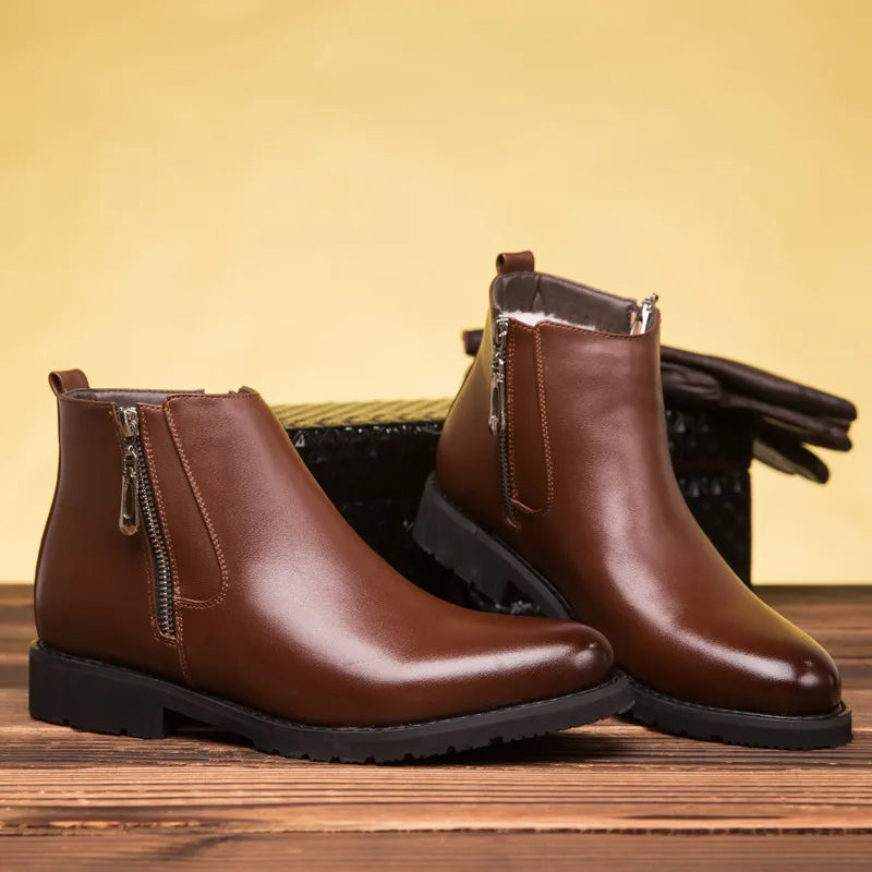 Derek | Men’s Thick Velvet Boots