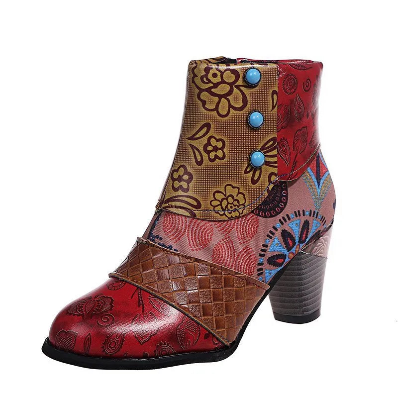 Cole | Vintage National Style Boho Women’s Martin Boots