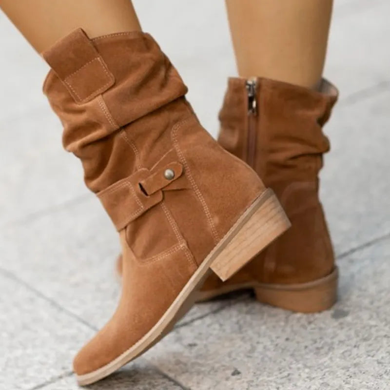 Brittany | Women’s Summer Zipper Western Boots