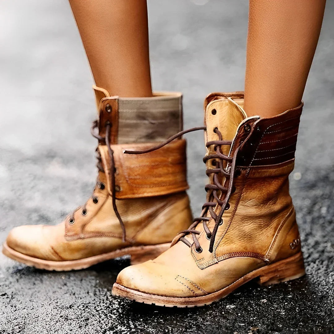 Chloe | Women’s Lace-Up Combat Boots