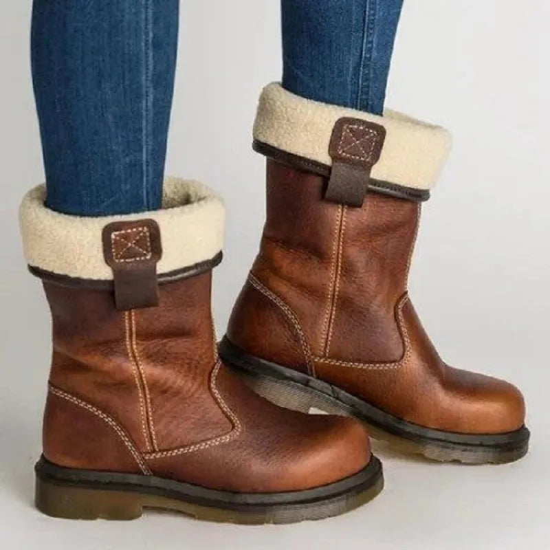 Jacklyn | Chic Women’s Leather Winter Boots
