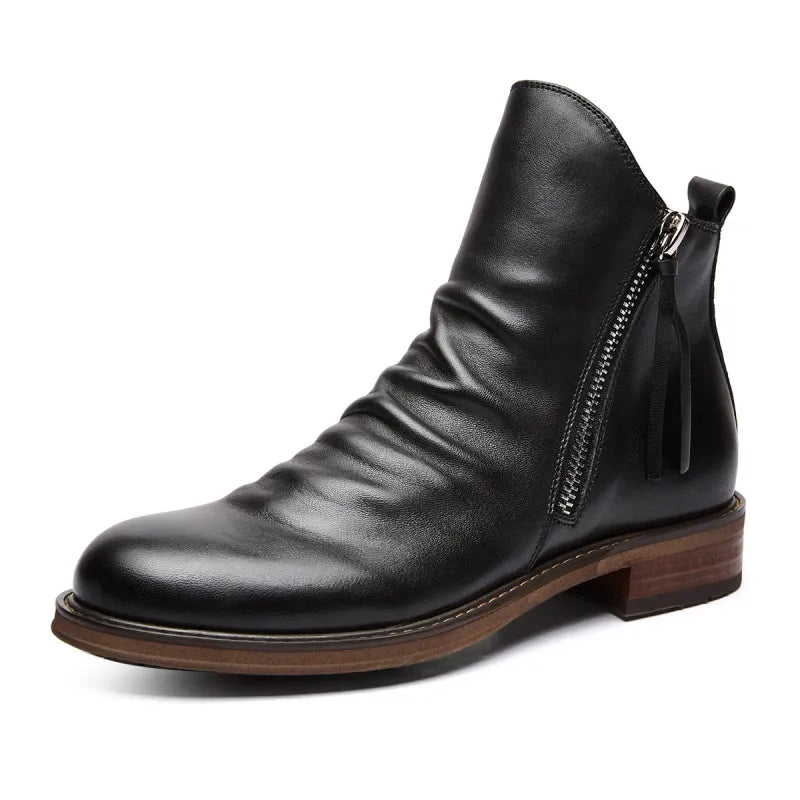 Ivan | Men’s Thick Sole Side Zipper Boots