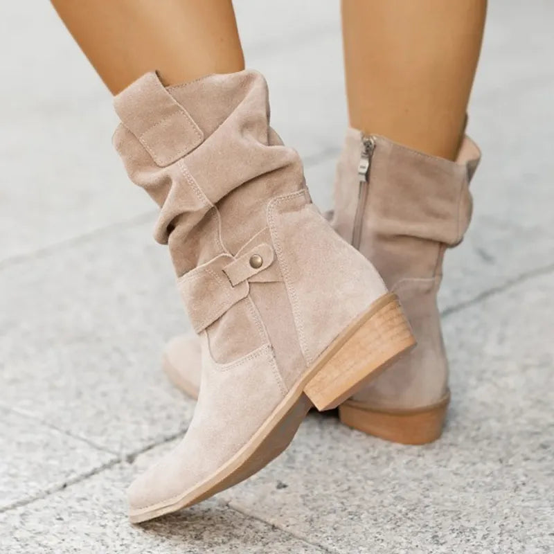Brittany | Women’s Summer Zipper Western Boots