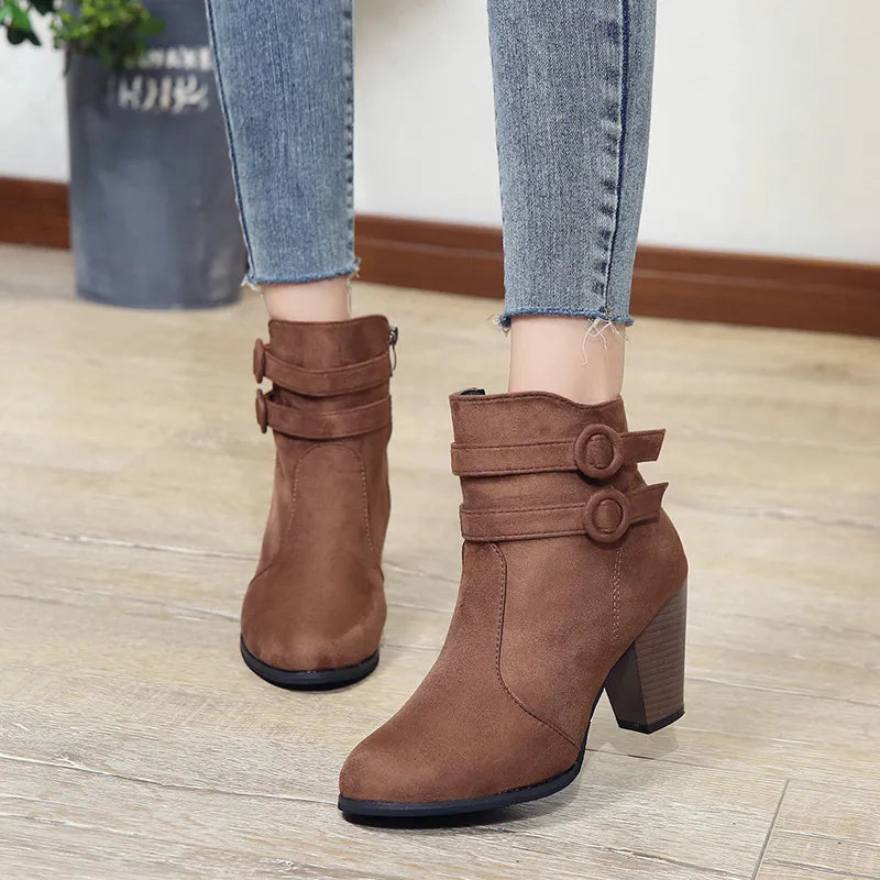 Ivy | Women’s Thick Sole Martin Ankle Boots