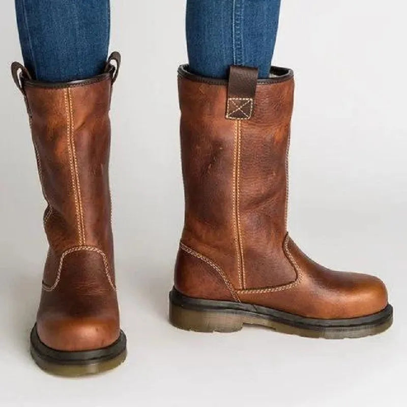 Jacklyn | Chic Women’s Leather Winter Boots