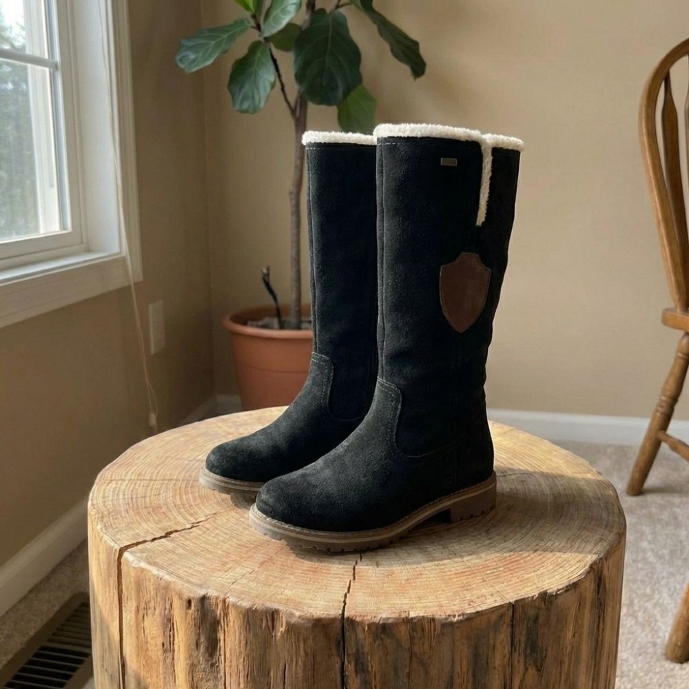 Elly | Women’s Mid Calf Boots With Fur Lining