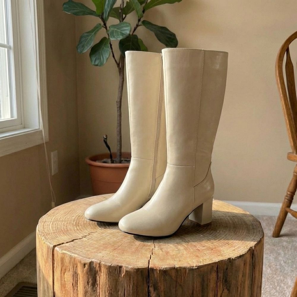 Claire | Women’s Knee-High Heeled Boots