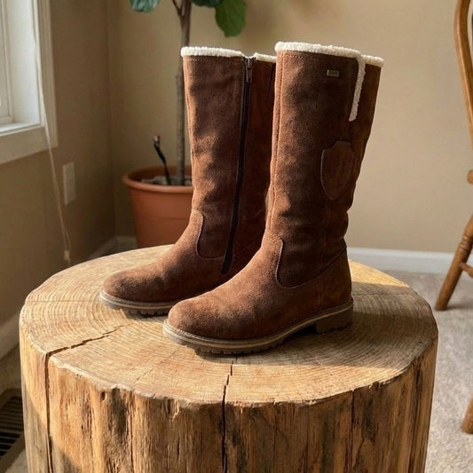 Elly | Women’s Mid Calf Boots With Fur Lining