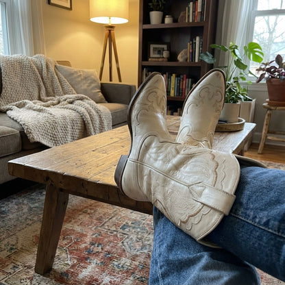 Alexa | Women’s Chic Western Boots with Embroidery
