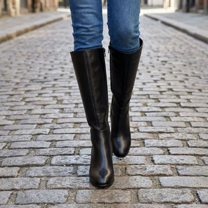 Claire | Women’s Knee-High Heeled Boots