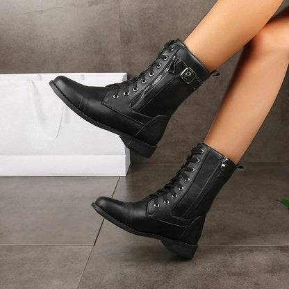 Brandy | Short Leather Boots Women's