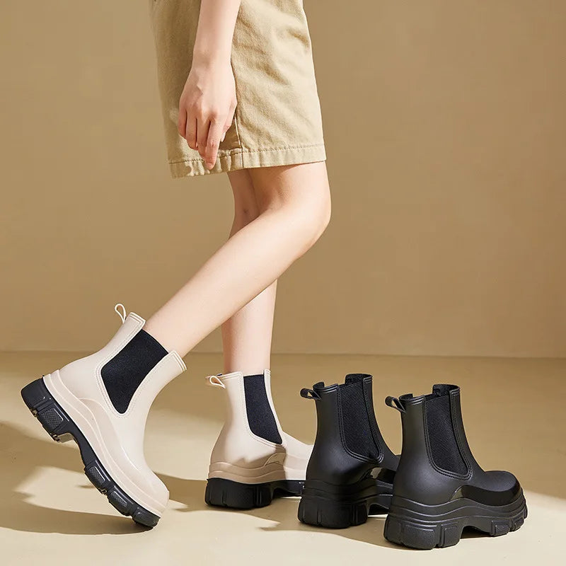 Michelle | Women’s Chunky Winter Chelsea Boots