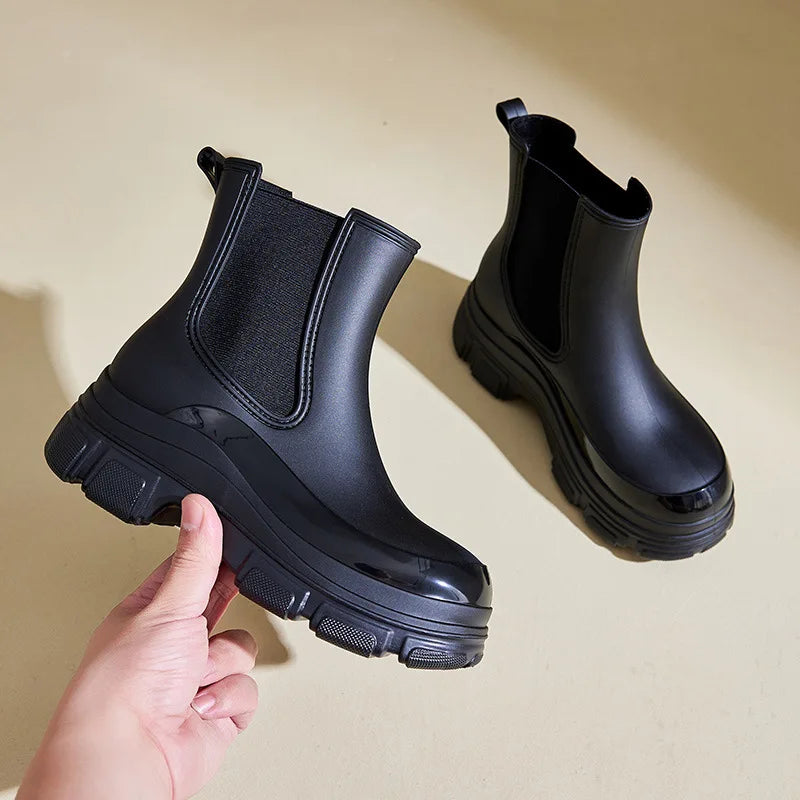 Michelle | Women’s Chunky Winter Chelsea Boots