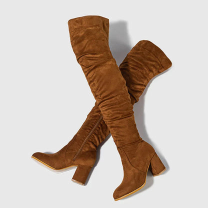 Kayla | Stylish Over-the-Knee Women's Heeled Boots