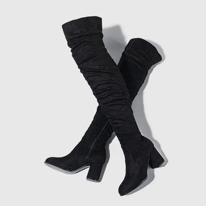 Kayla | Stylish Over-the-Knee Women's Heeled Boots