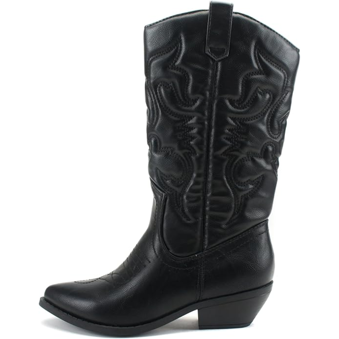 Alexis | Women’s Classic Western Boots with Embroidery