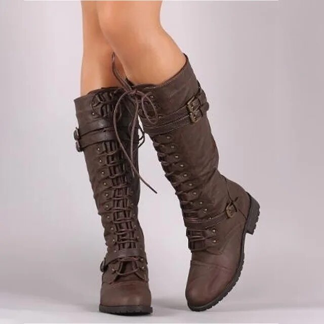 Ana | Women’s High Boots With Front Lace