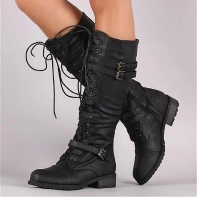 Ana | Women’s High Boots With Front Lace