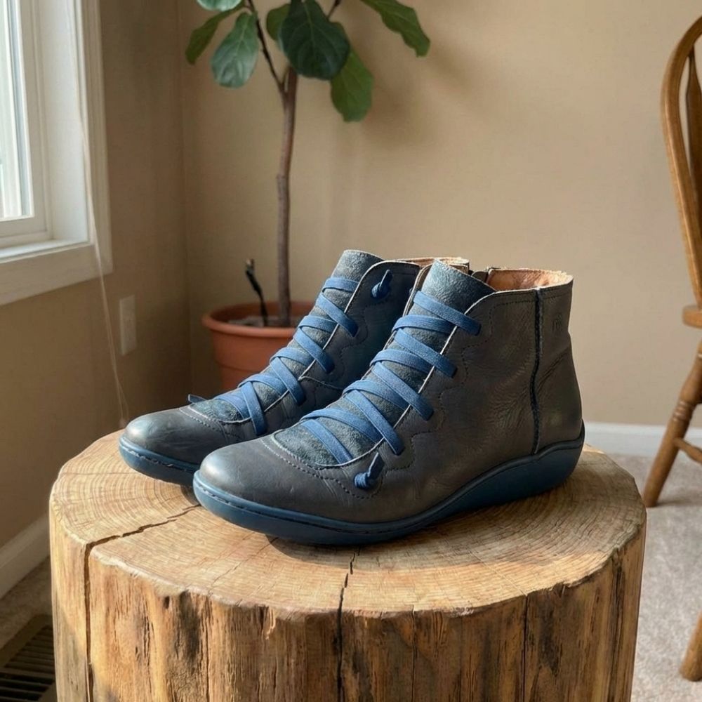 Fiona | Women’s Lace-Up Zip Ankle Boots
