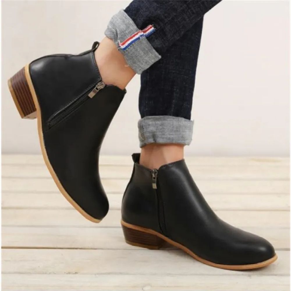 Corinne | Women’s Stylish Low Heel Ankle Boots