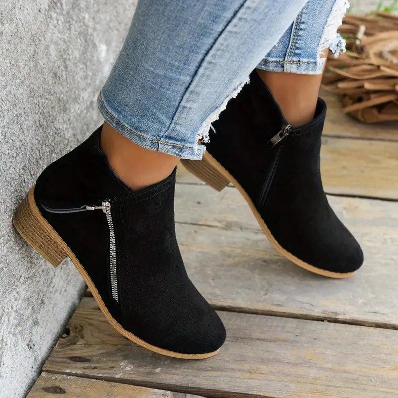 Eva | Women's Low Heel Ankle Boots