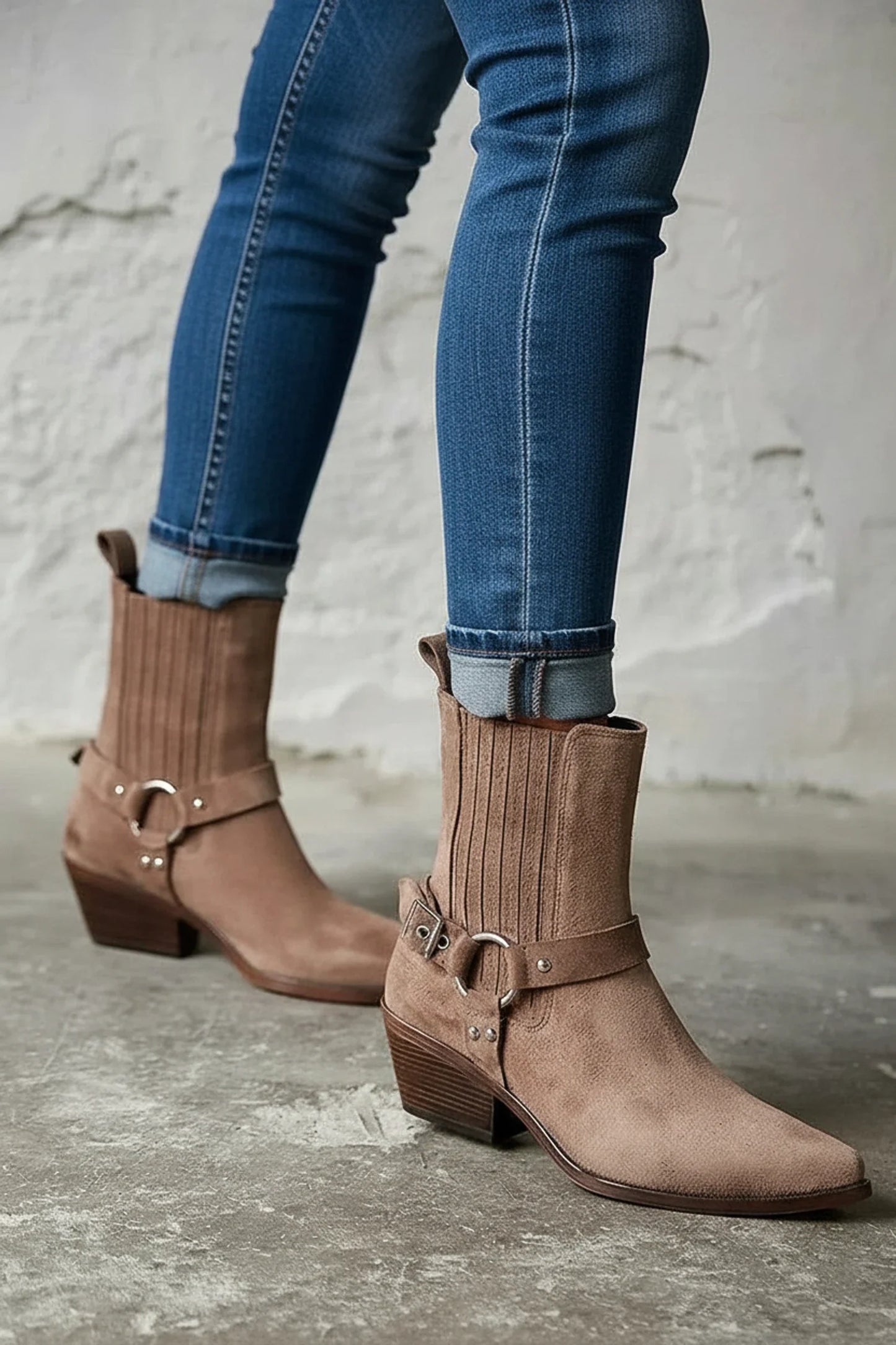 Pointed Toe Ankle Boots for Women